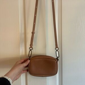 Madewell Tan Leather Crossbody Shoulder Bag